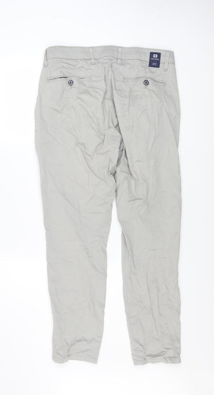 Mens UK Size 32 Club of Comfort Regular Fit Chino Beige Trousers