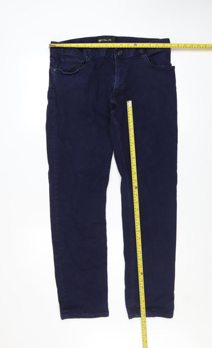 Mens UK Size L Remus Uomo Slim Fit Straight Blue Jeans