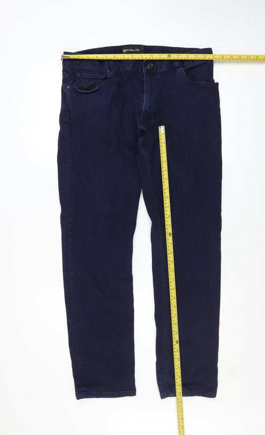 Mens UK Size L Remus Uomo Slim Fit Straight Blue Jeans