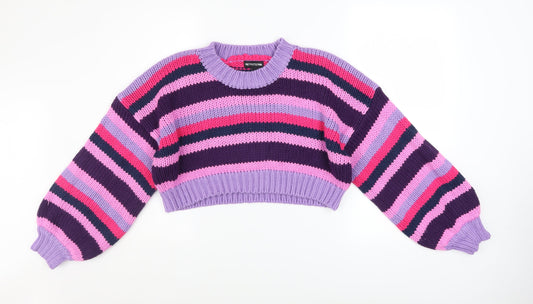 Womens UK Size S PRETTYLITTLETHING Multicoloured Pullover Jumper
