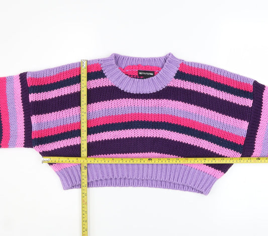 Womens UK Size S PRETTYLITTLETHING Multicoloured Pullover Jumper