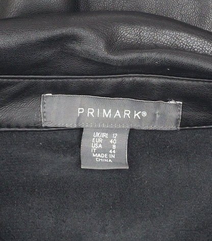 Womens UK Size 12 Primark Black Basic Jacket