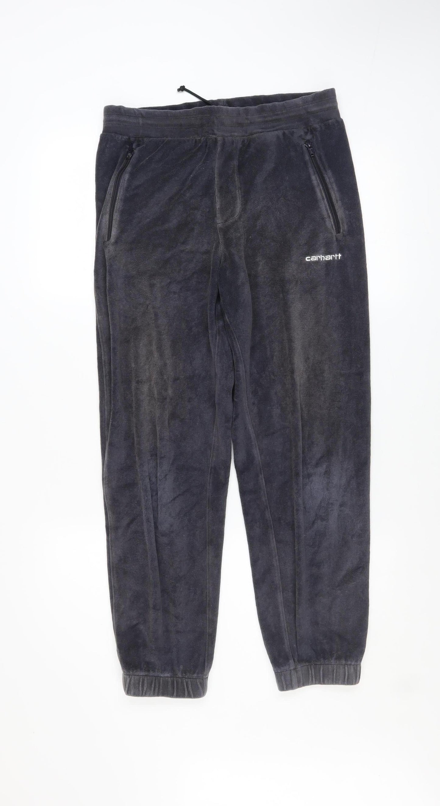 Mens UK Size XS Carhartt Regular Fit Jogger Grey Trousers