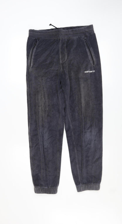 Mens UK Size XS Carhartt Regular Fit Jogger Grey Trousers