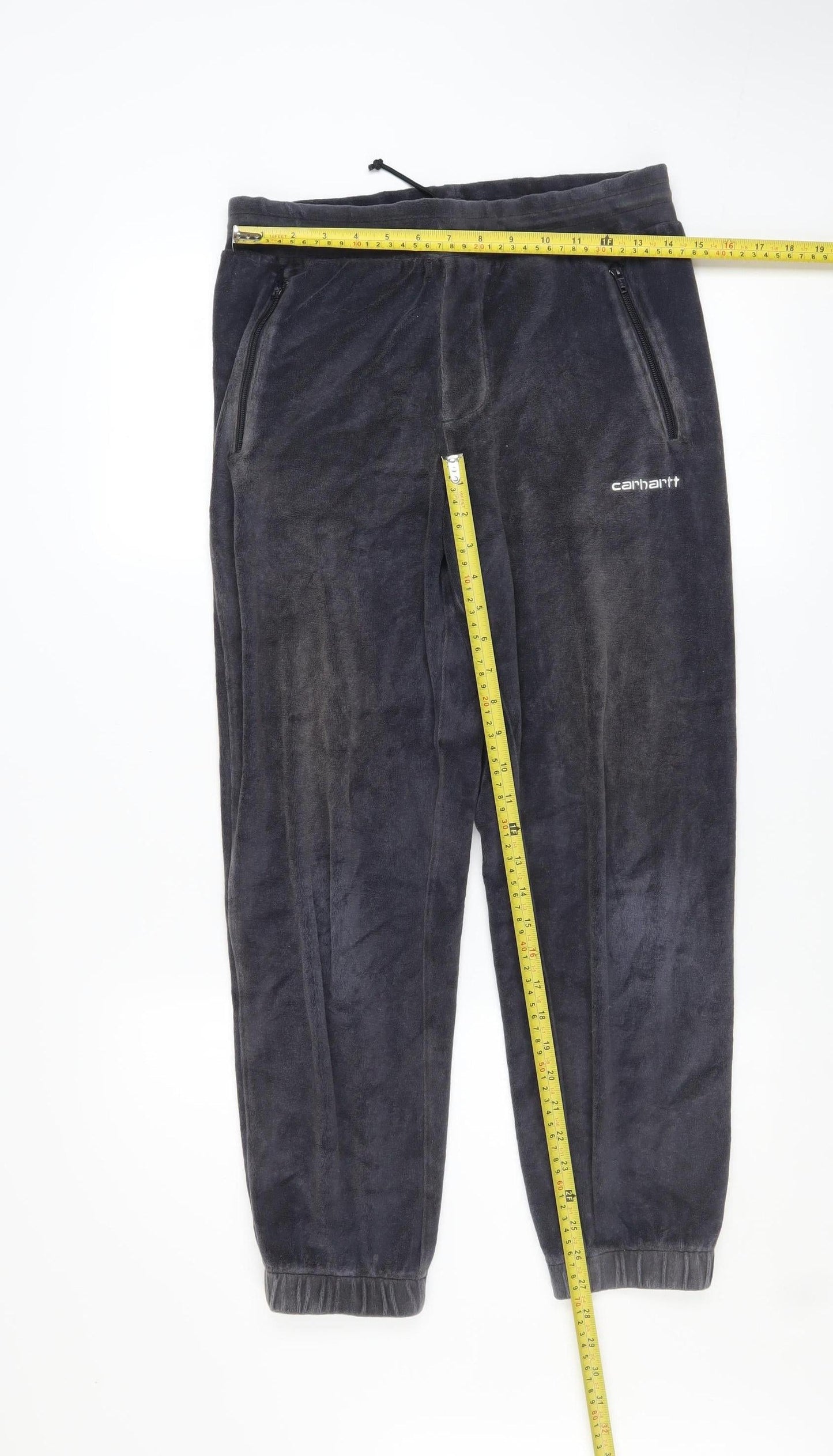 Mens UK Size XS Carhartt Regular Fit Jogger Grey Trousers