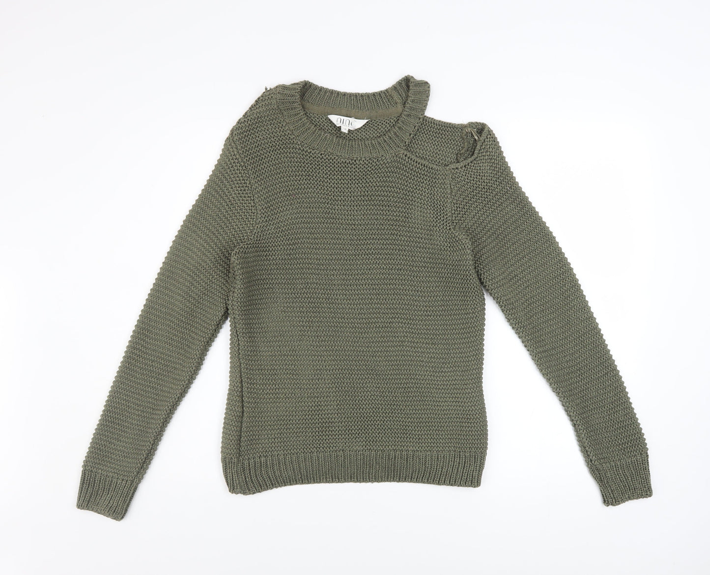 Womens UK Size 12 Nine by Savannah Miller Green Pullover Jumper