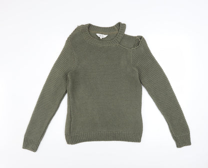 Womens UK Size 12 Nine by Savannah Miller Green Pullover Jumper