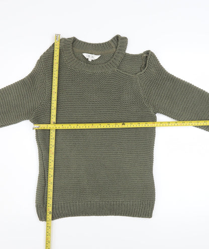 Womens UK Size 12 Nine by Savannah Miller Green Pullover Jumper