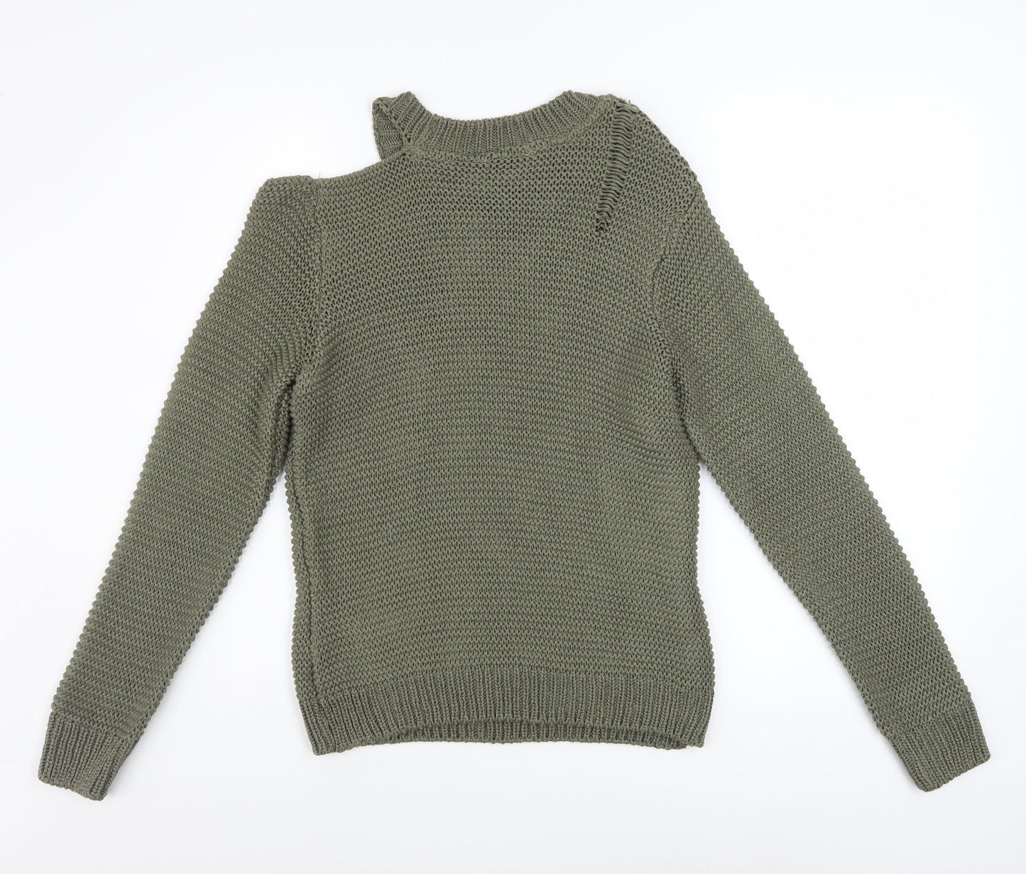 Womens UK Size 12 Nine by Savannah Miller Green Pullover Jumper