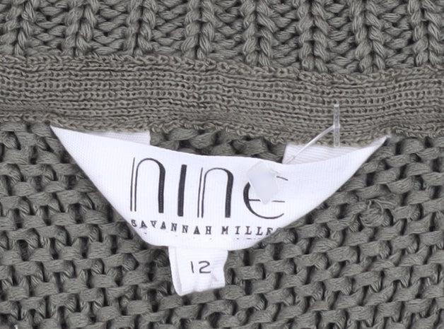 Womens UK Size 12 Nine by Savannah Miller Green Pullover Jumper