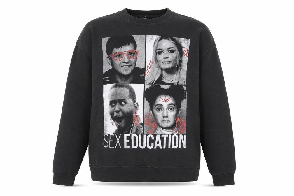 Mens UK Size M Netflix Black Pullover Sweatshirt