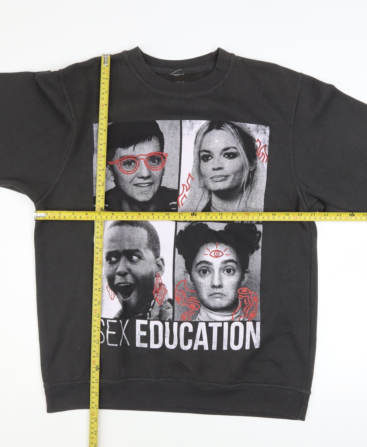 Mens UK Size M Netflix Black Pullover Sweatshirt