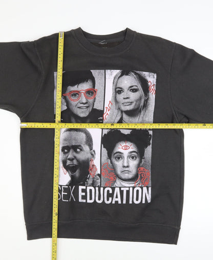 Mens UK Size M Netflix Black Pullover Sweatshirt