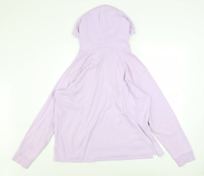 Womens UK Size XL Champion Purple Pullover Hoodie
