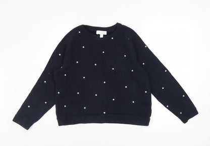 Womens UK Size 12 The White Company Blue Pullover Sweatshirt