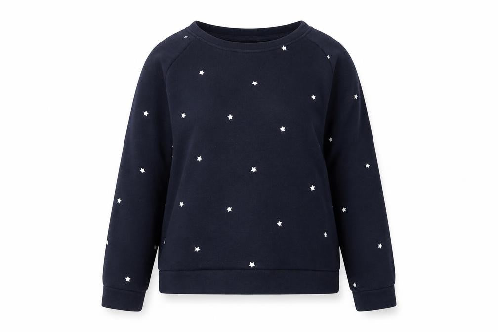 Womens UK Size 12 The White Company Blue Pullover Sweatshirt