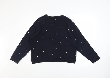 Womens UK Size 12 The White Company Blue Pullover Sweatshirt