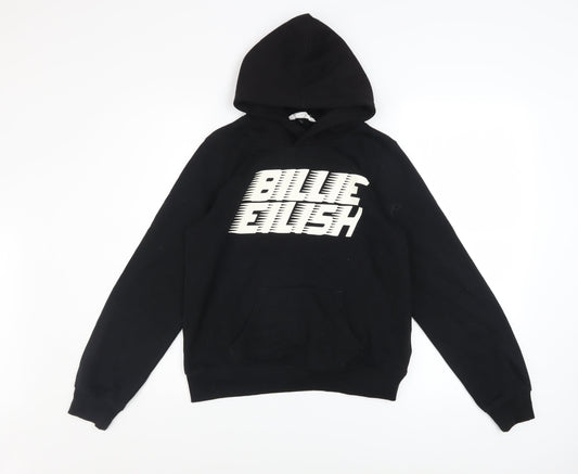 Girls UK Size 12-14 Years H&M Black Pullover Hoodie