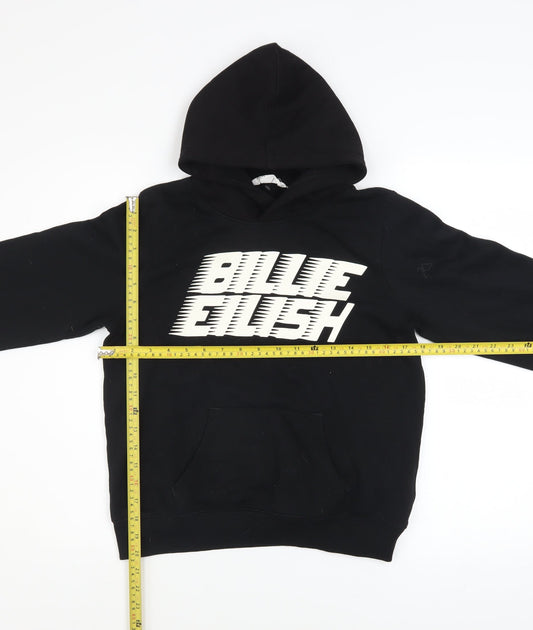 Girls UK Size 12-14 Years H&M Black Pullover Hoodie