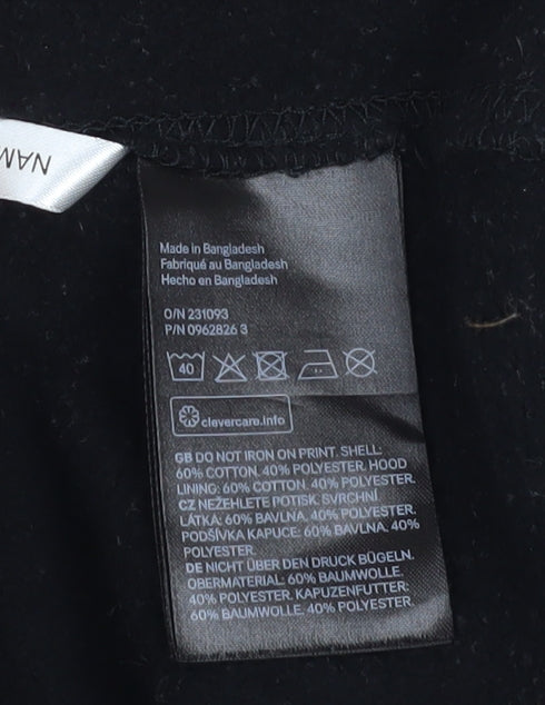 Girls UK Size 12-14 Years H&M Black Pullover Hoodie