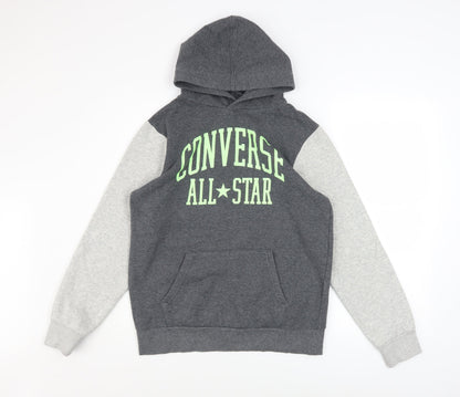 Boys UK Size 13-15 Years Converse Grey Pullover Hoodie