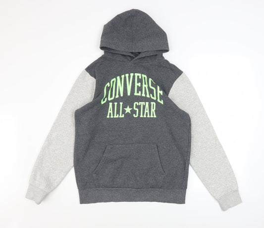 Boys UK Size 13-15 Years Converse Grey Pullover Hoodie