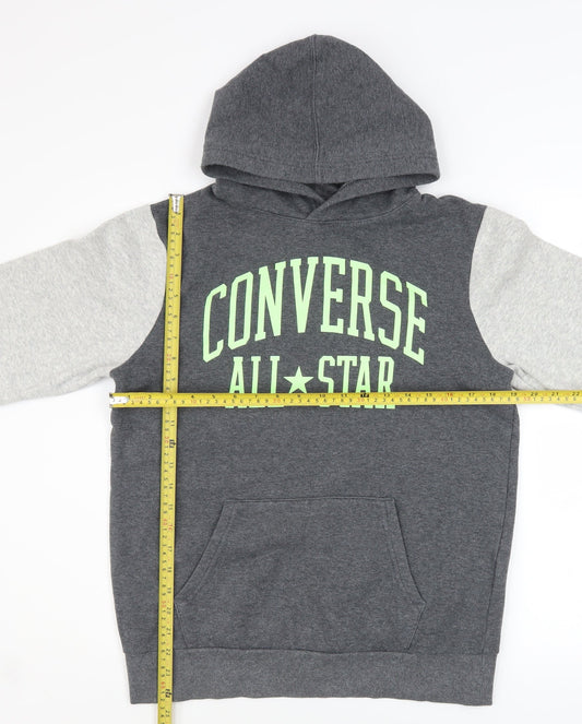 Boys UK Size 13-15 Years Converse Grey Pullover Hoodie