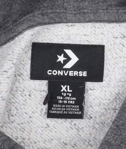 Boys UK Size 13-15 Years Converse Grey Pullover Hoodie