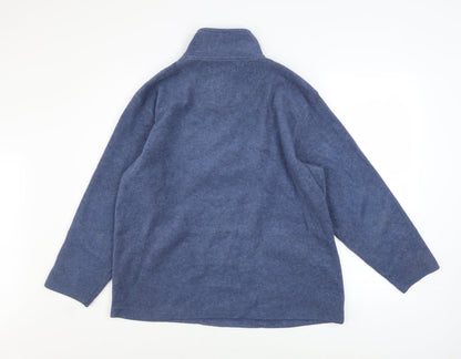 Womens UK Size 10-12 Bonmarché Blue Pullover Sweatshirt