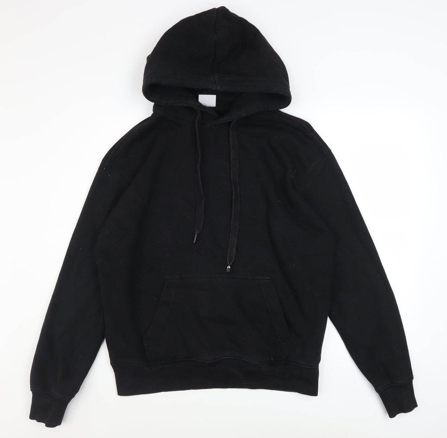 Mens UK Size M Bershka Black Pullover Hoodie