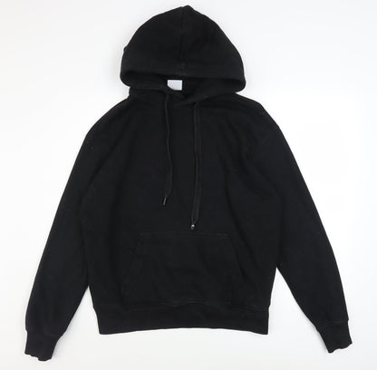 Mens UK Size M Bershka Black Pullover Hoodie