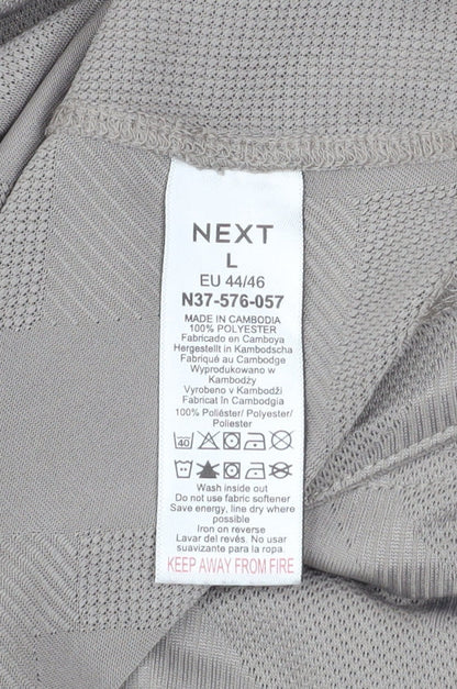 Mens UK Size L NEXT Beige Gym & Training Running & Jogging Walking T-Shirt