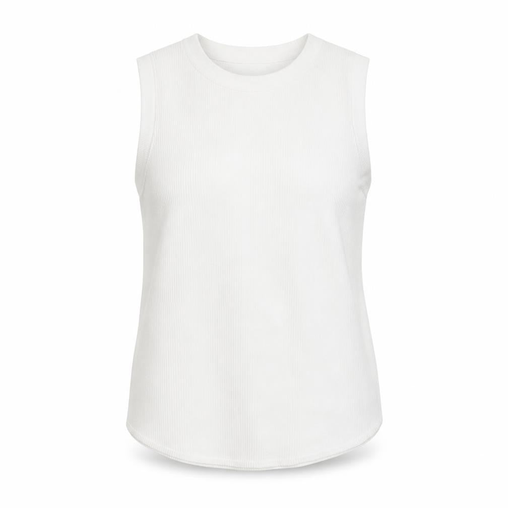 Womens UK Size XL Gallery White Basic Tank