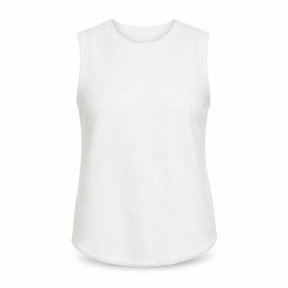 Womens UK Size XL Gallery White Basic Tank