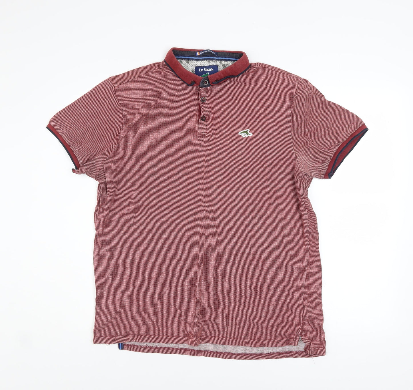 Mens UK Size L Le Shark Cotton Blend Polo Shirt