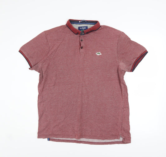 Mens UK Size L Le Shark Cotton Blend Polo Shirt