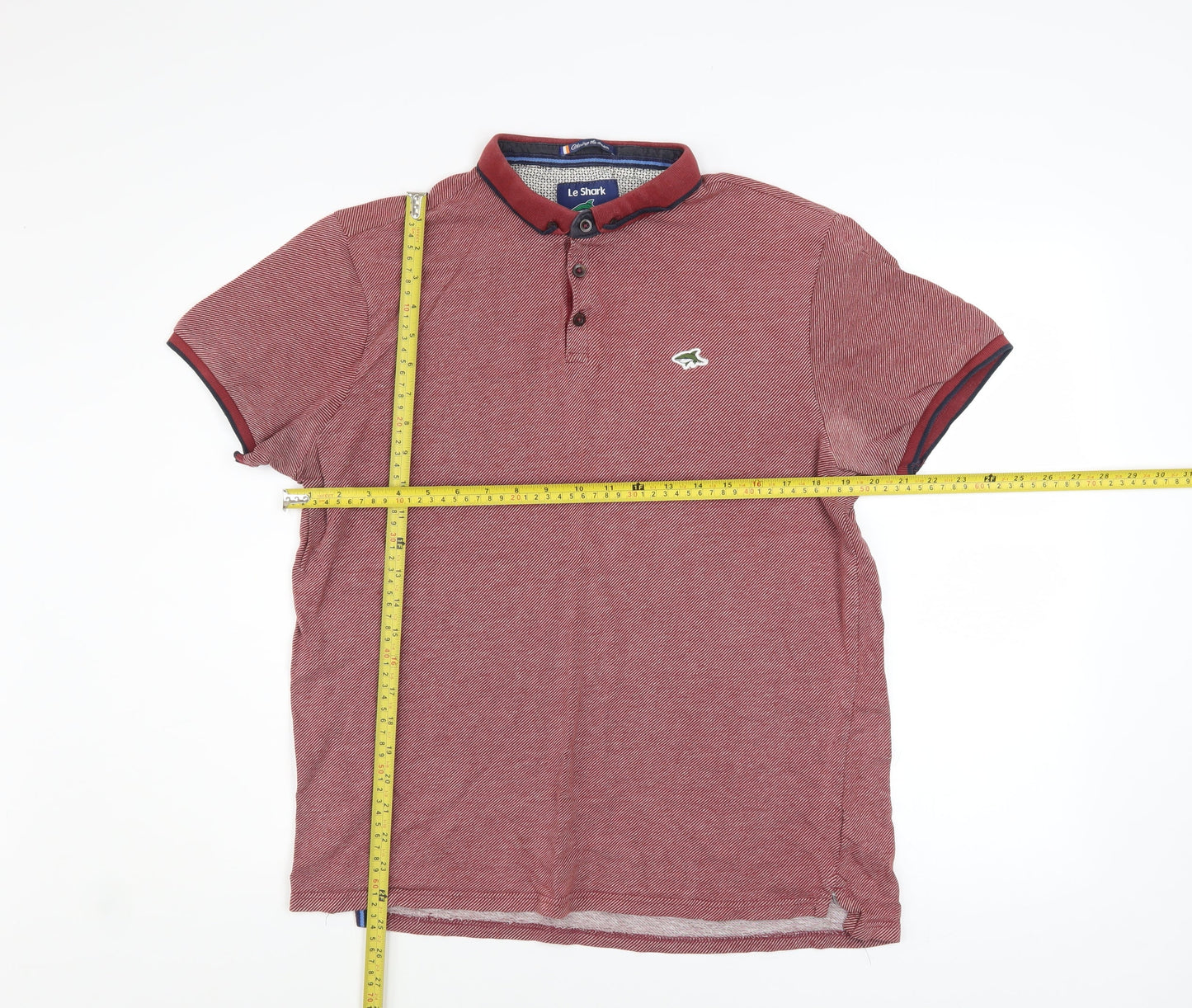 Mens UK Size L Le Shark Cotton Blend Polo Shirt