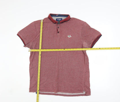 Mens UK Size L Le Shark Cotton Blend Polo Shirt