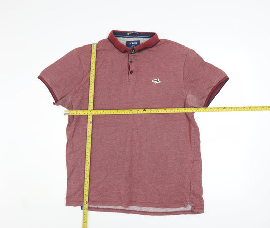 Mens UK Size L Le Shark Cotton Blend Polo Shirt