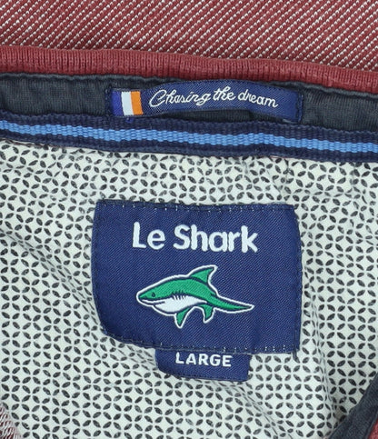 Mens UK Size L Le Shark Cotton Blend Polo Shirt