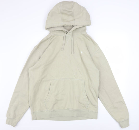 Mens UK Size L Jack Wills Beige Pullover Hoodie