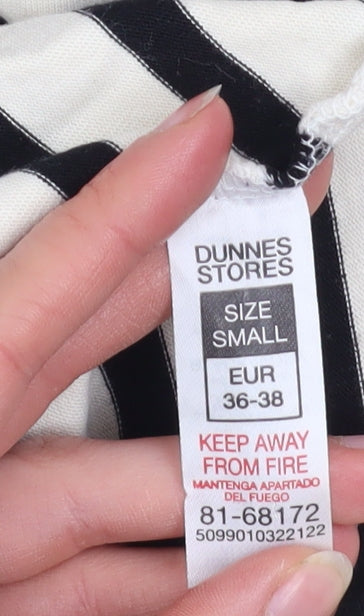 Womens UK Size S Dunnes Stores Black Pullover Sweatshirt