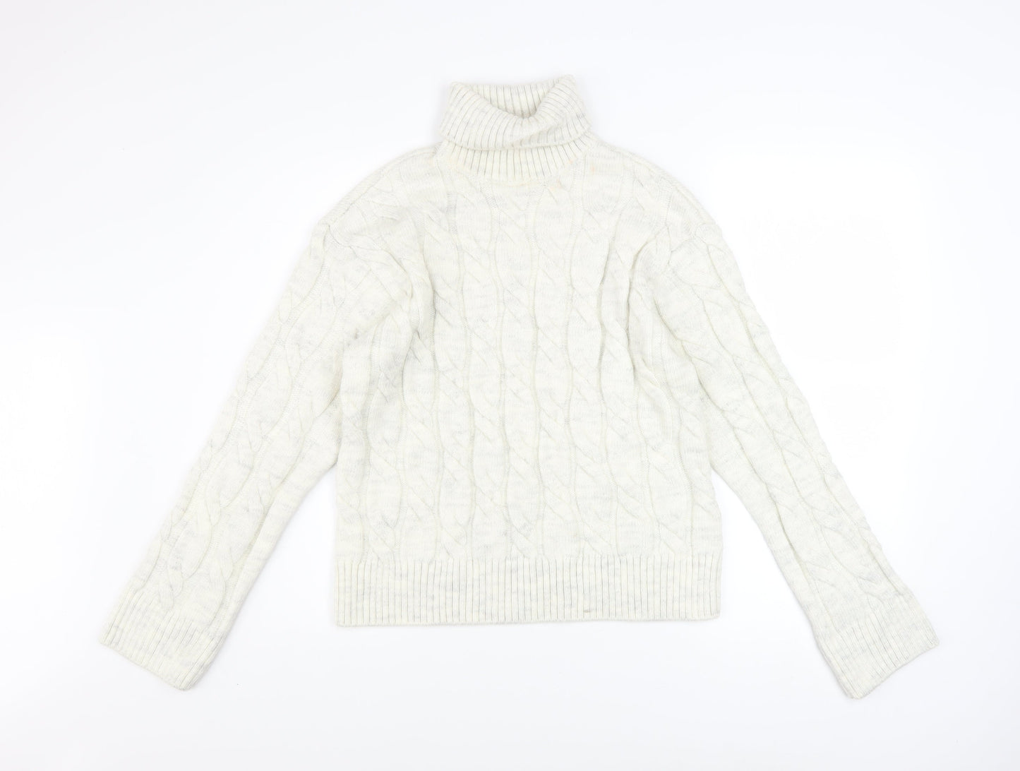Womens UK Size S Marks and Spencer Ivory Pullover Jumper