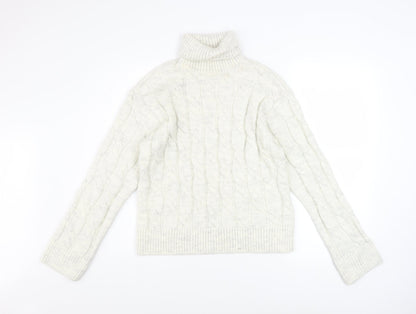 Womens UK Size S Marks and Spencer Ivory Pullover Jumper