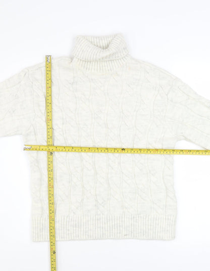 Womens UK Size S Marks and Spencer Ivory Pullover Jumper