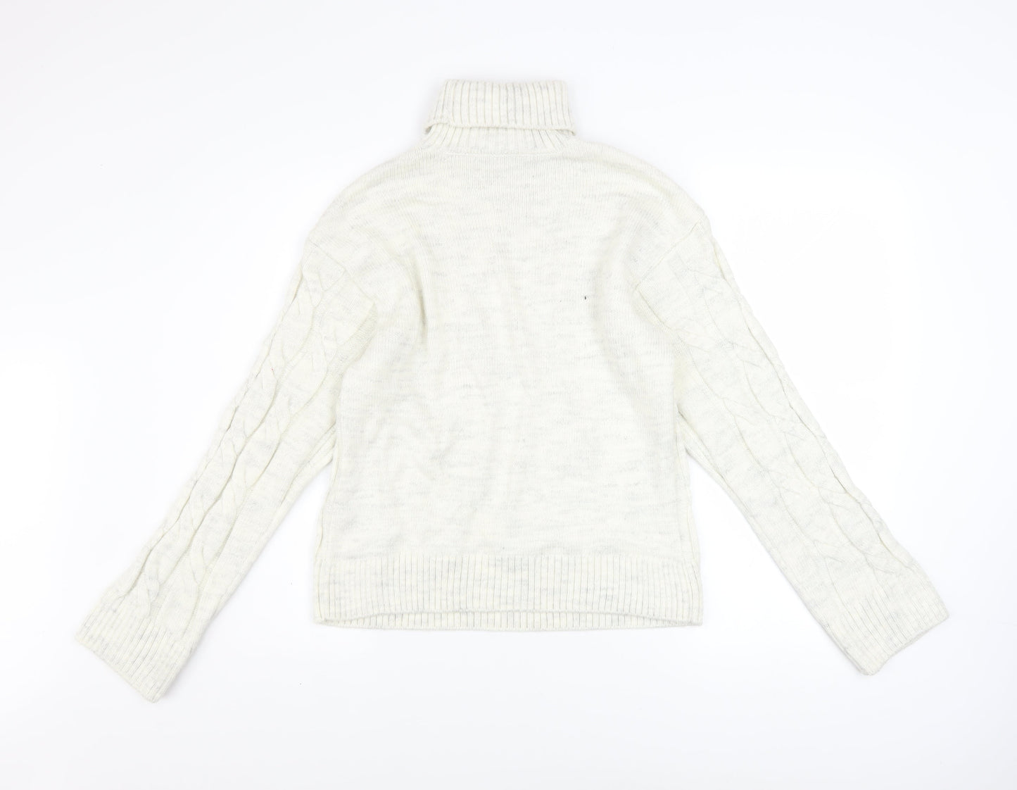Womens UK Size S Marks and Spencer Ivory Pullover Jumper