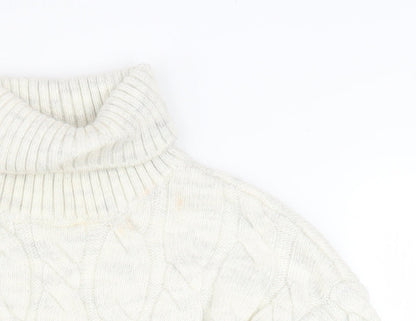 Womens UK Size S Marks and Spencer Ivory Pullover Jumper