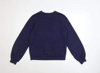 Womens UK Size S Warehouse Blue Pullover Sweatshirt