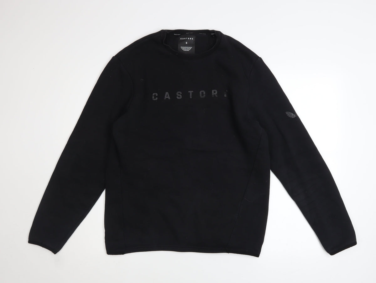 Mens UK Size S Castore Black Pullover Sweatshirt