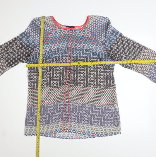 Womens UK Size 16 Mexx Multicoloured Tunic Blouse